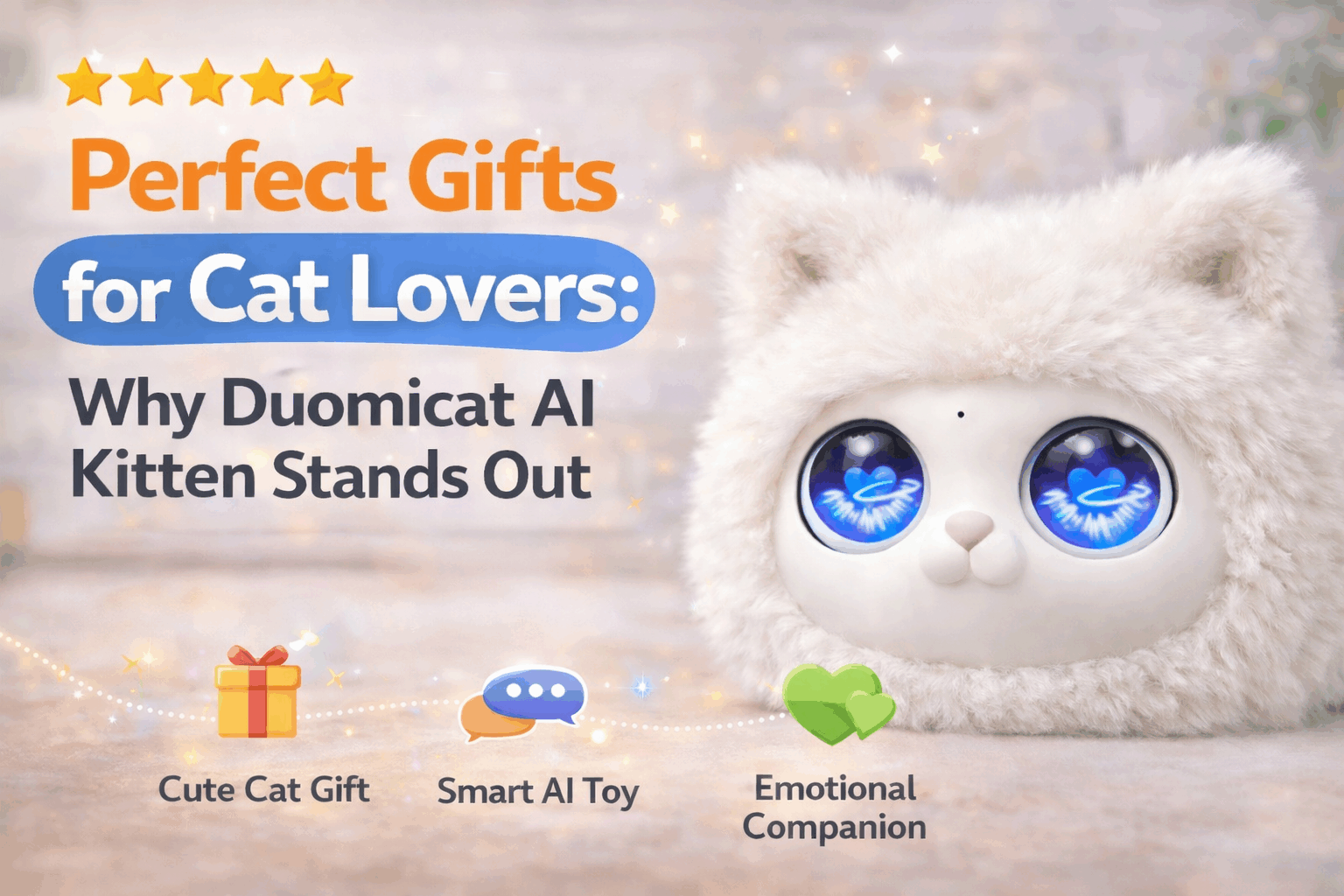 Perfect Gifts for Cat Lovers: Why Duomicat AI Kitten Stands Out